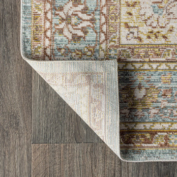 Khilana Floral Medallion Area Rug